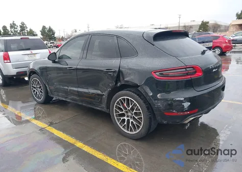 2015 Porsche Macan Turbo z USA, uszkodzony, nr VIN WP1AF2A54FLB90965